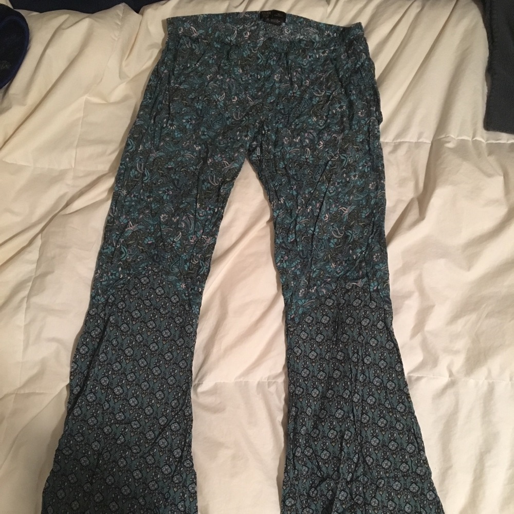 Anna Sui for O’Neill teal flare pants